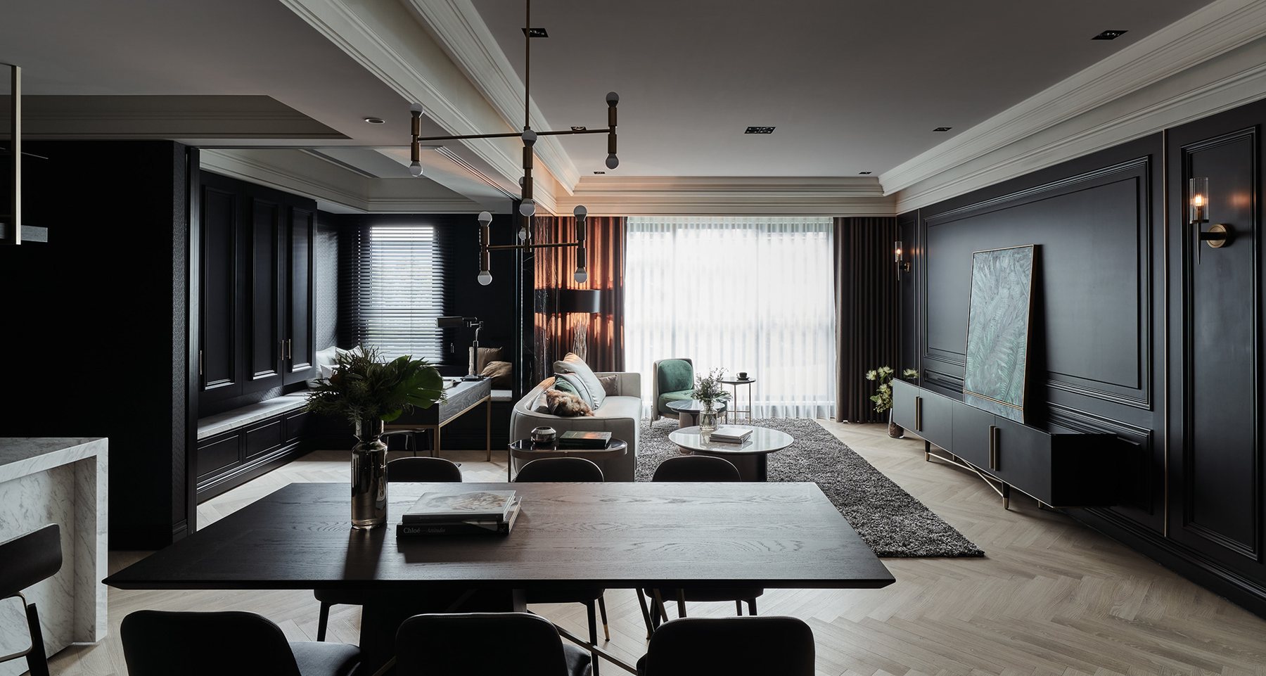 Midnight Lounge Apartment – Dark Luxury – 05