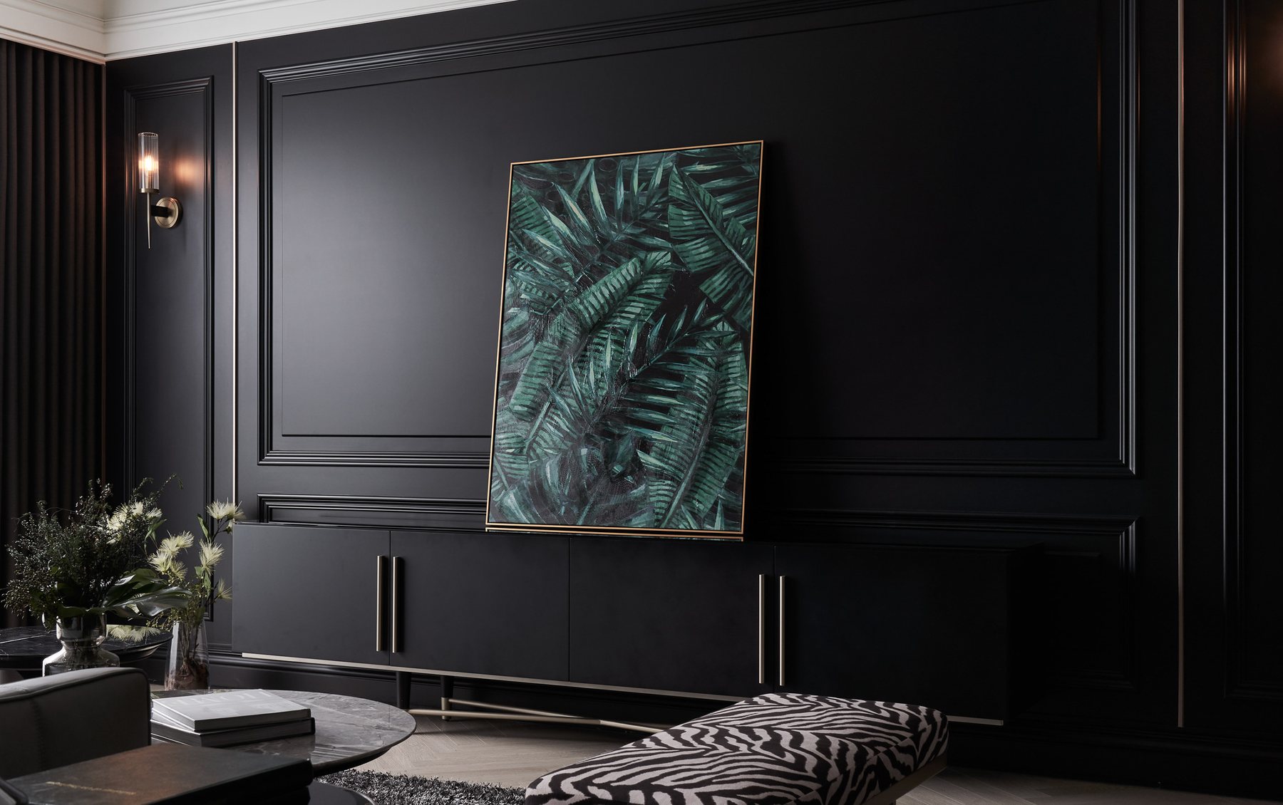 Midnight Lounge Apartment – Dark Luxury – 14