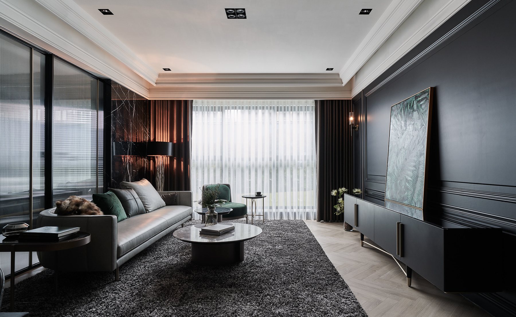 Midnight Lounge Apartment – Dark Luxury – 15