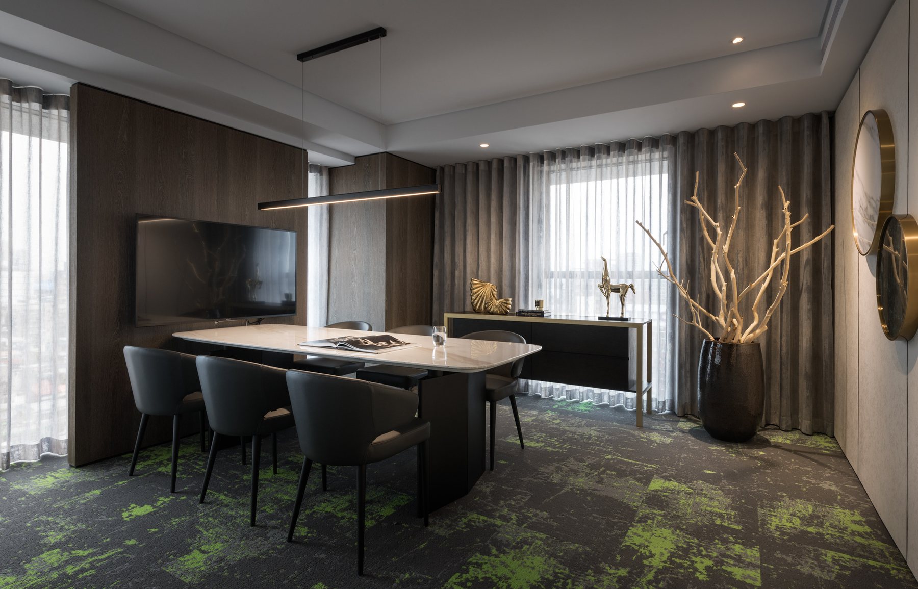 Stone & Oak Residence – Modern Organic – 07