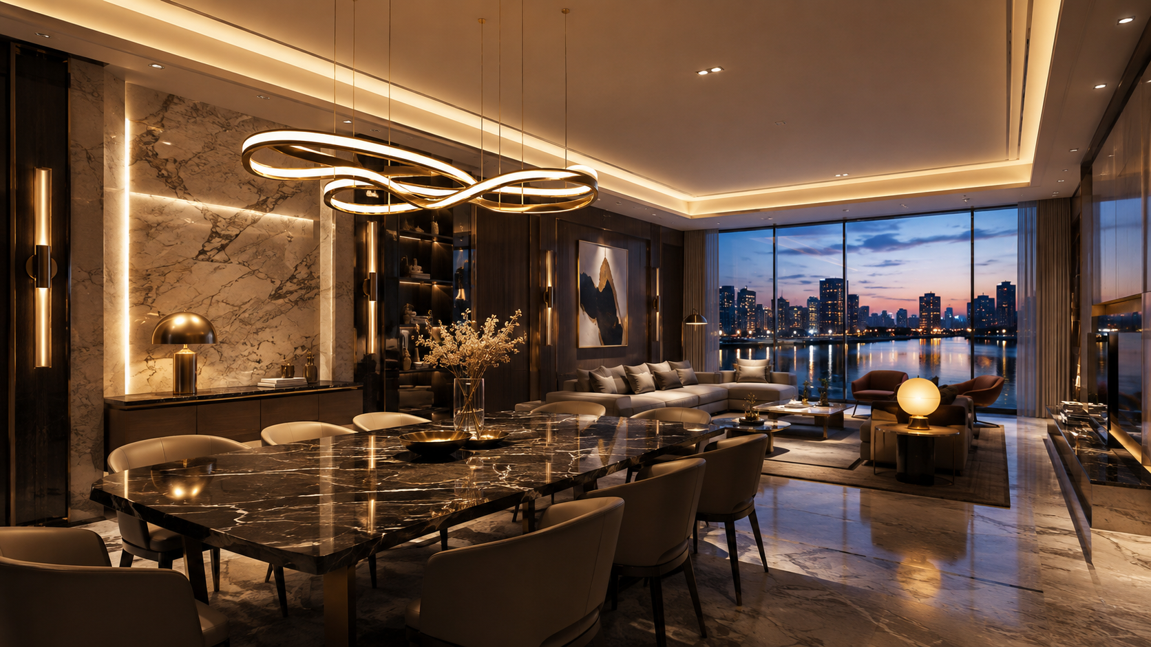 Ánh sáng trong thiết kế Modern Luxury: bí quyết tạo chiều sâu cho không gian - Thumbnail