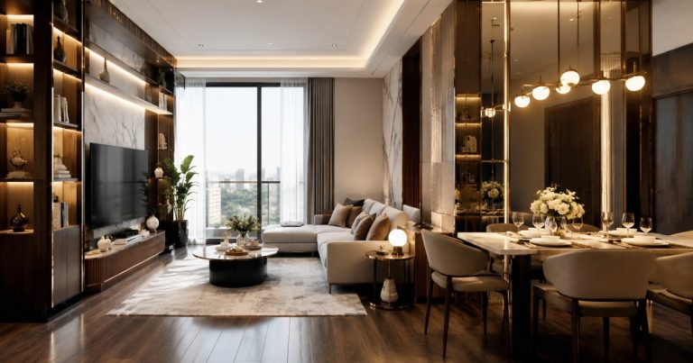 Kinh nghiệm tối ưu công năng nhà Modern Luxury diện tích nhỏ: sang nhưng không chật